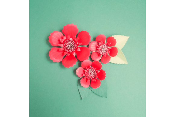 Dyonisis 3D SVG Paper Flowers for Branding