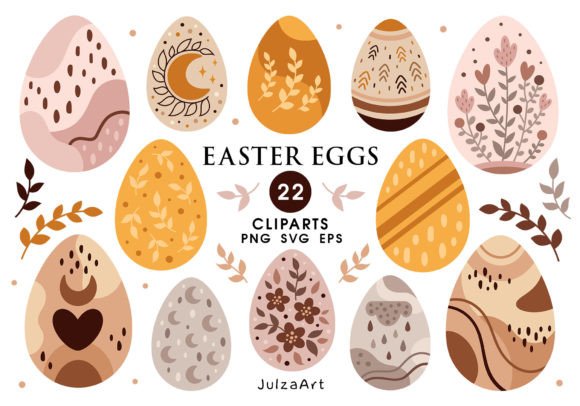 Easter Egg Clipart, Easter Svg Png for Graphics and Illustrations