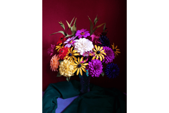 Horae Flower Bouquet 3D SVG for Floral Compositions