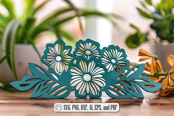 Laser Cut Flower SVG for Ornamental Design