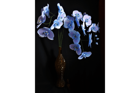 Orchid 3D SVG Paper Flowers for Branding and Marketing